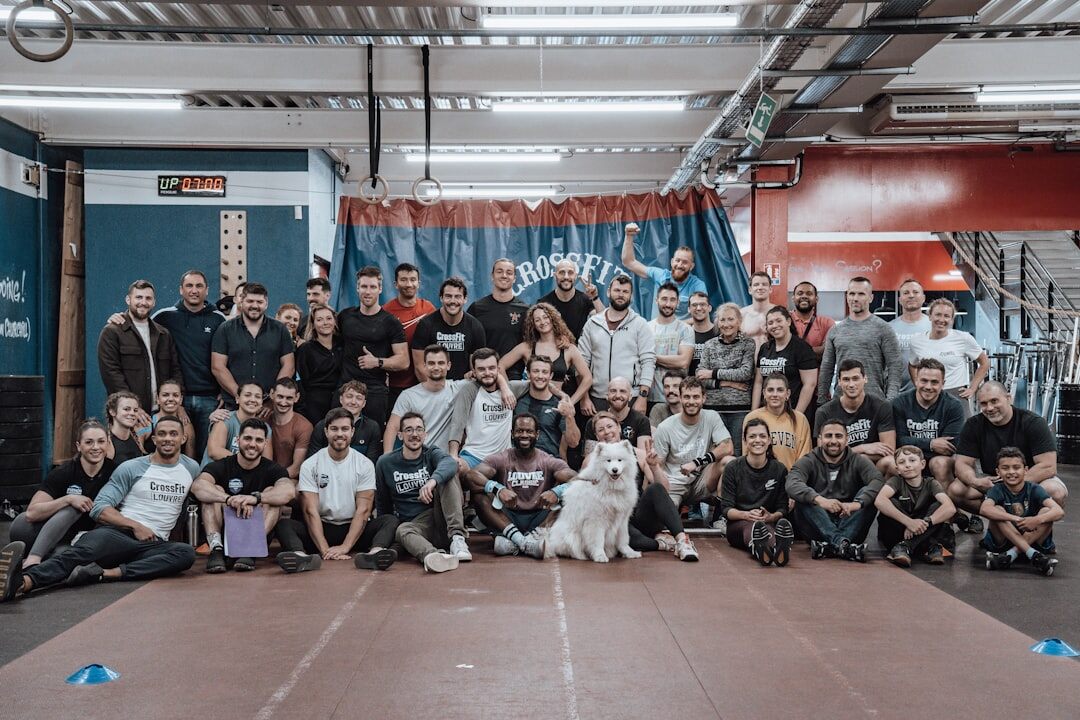 Small group workshop with trainer coaching participants